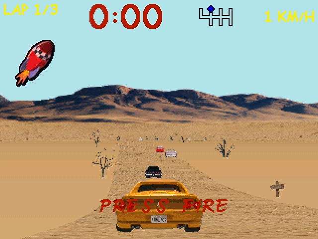 Racer atari screenshot